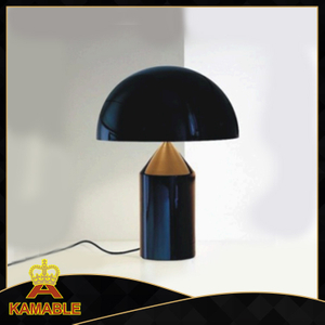Metal Black Bedroom Table Light (KAT6096)