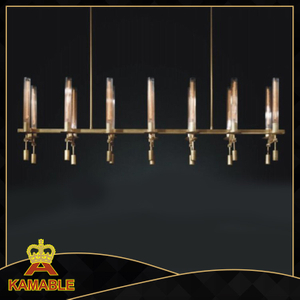 Restaurant Copper Crystal Glass Pendant Lamps (KAP6017)