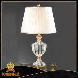 European Simple Brass Crystal Hotel Bedside Table Lamps (KATL1630)