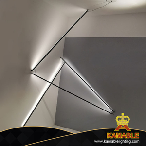 Simple Lines Modern Indoor Iron Aluminum Black Mounted Lighting (KA3120/4L)