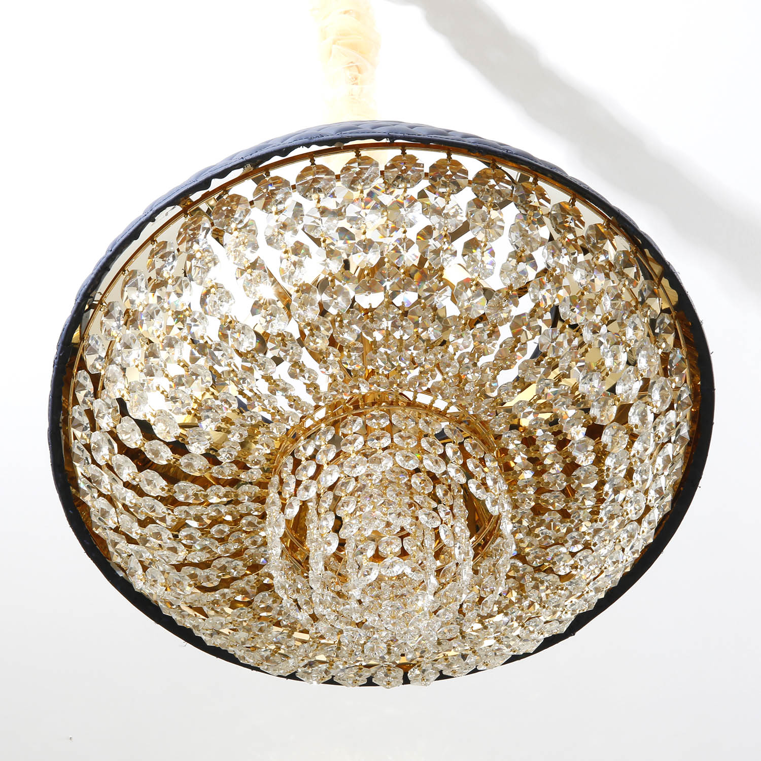 Fancy Special Design Crystal Leather Hotel Interior Pendant Lamp (KA529-P)