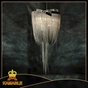 Hotel big modern design chain lamp chandelier(KA1091)
