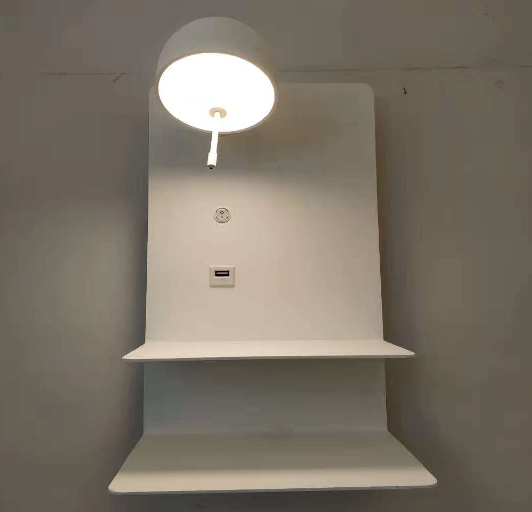 Modern Home Bedside Steel Reading LED Wall Light (KA8372-A)