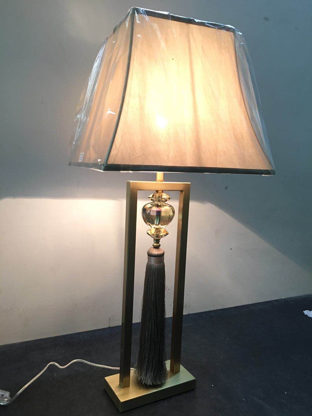  Hotel guestroom decorative crystal tassels table lamp ( KA170418)