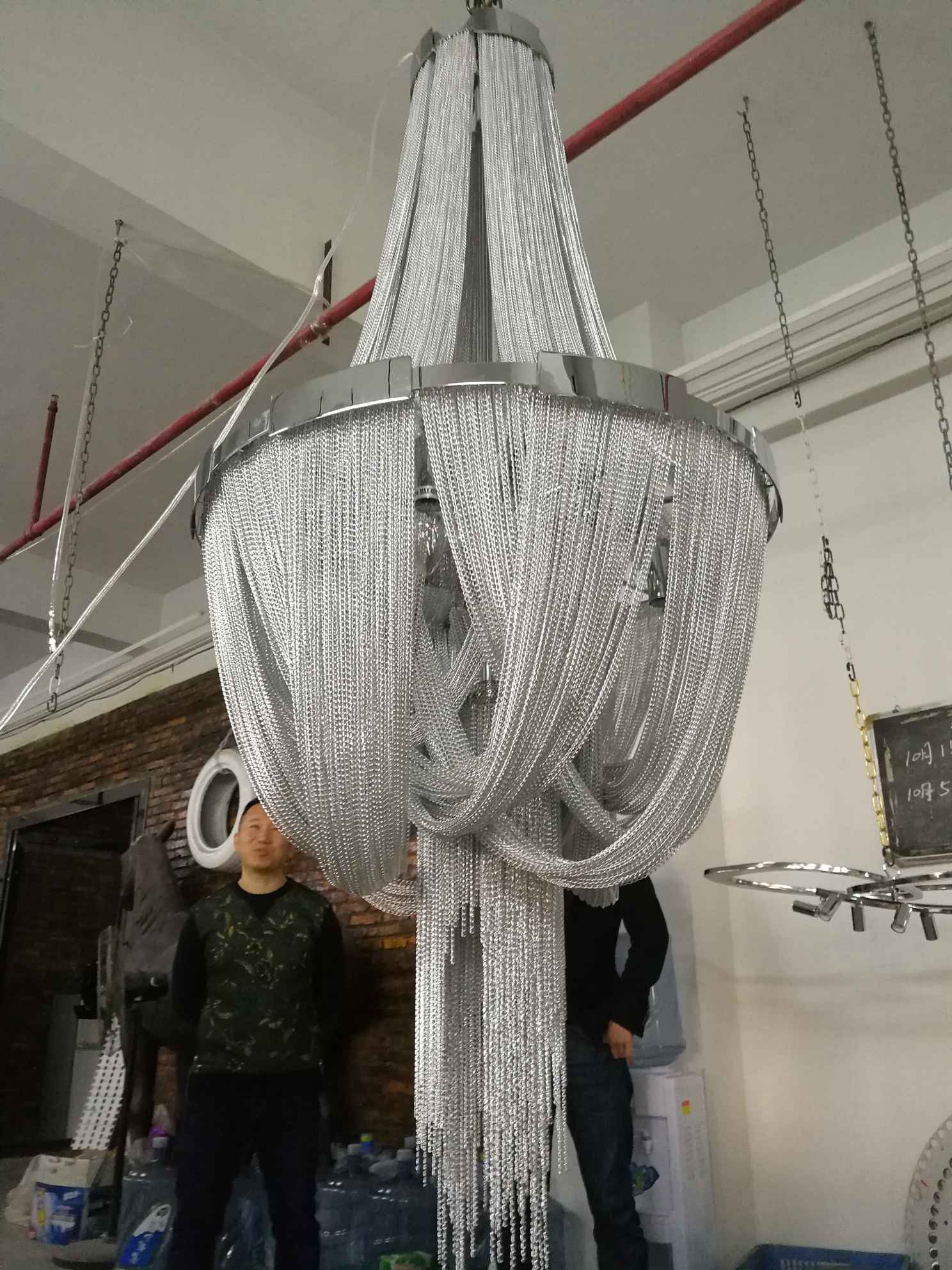 Modern Luxury Chain Chandelier Lighting (KA202) Buy Silver chain