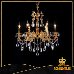 Brilliant indoor decorative cast aluminum chandelier(9120-6+6L )