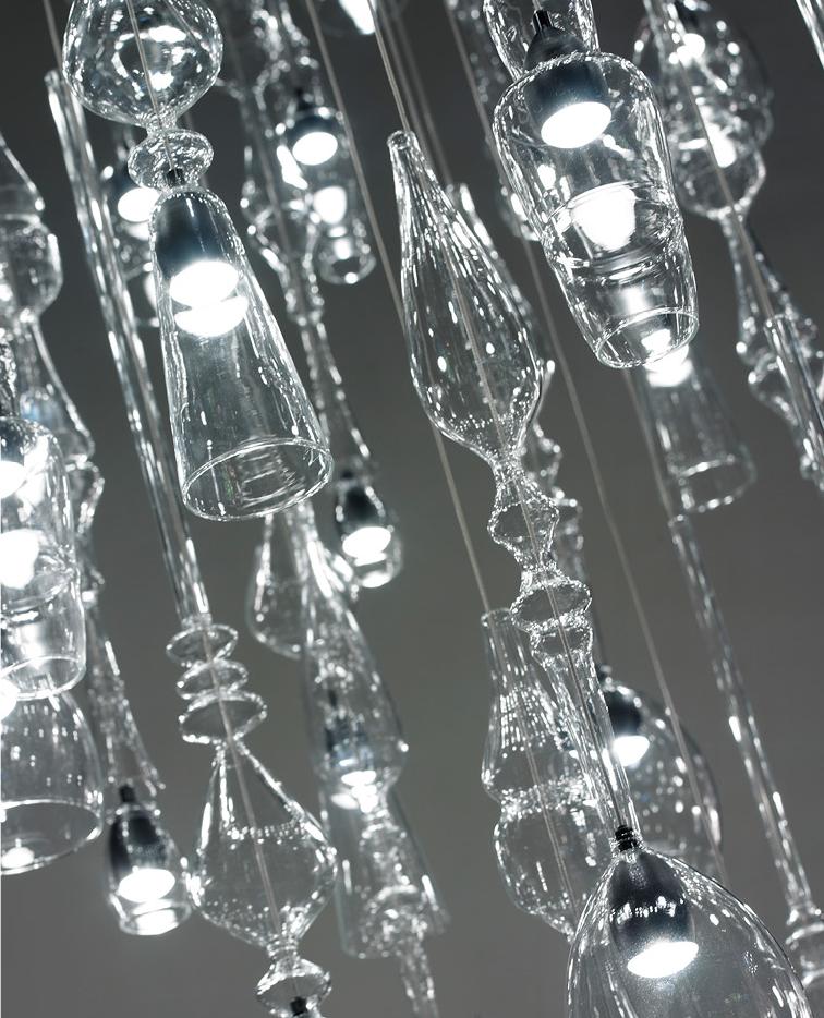 Hotel Project Decorative Modern Glass Pendant Lamp (KAMD1301A-33)