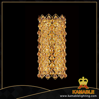 Pine-apple beads decorative crystal hotel wall lamps(YHwb2522-L6)