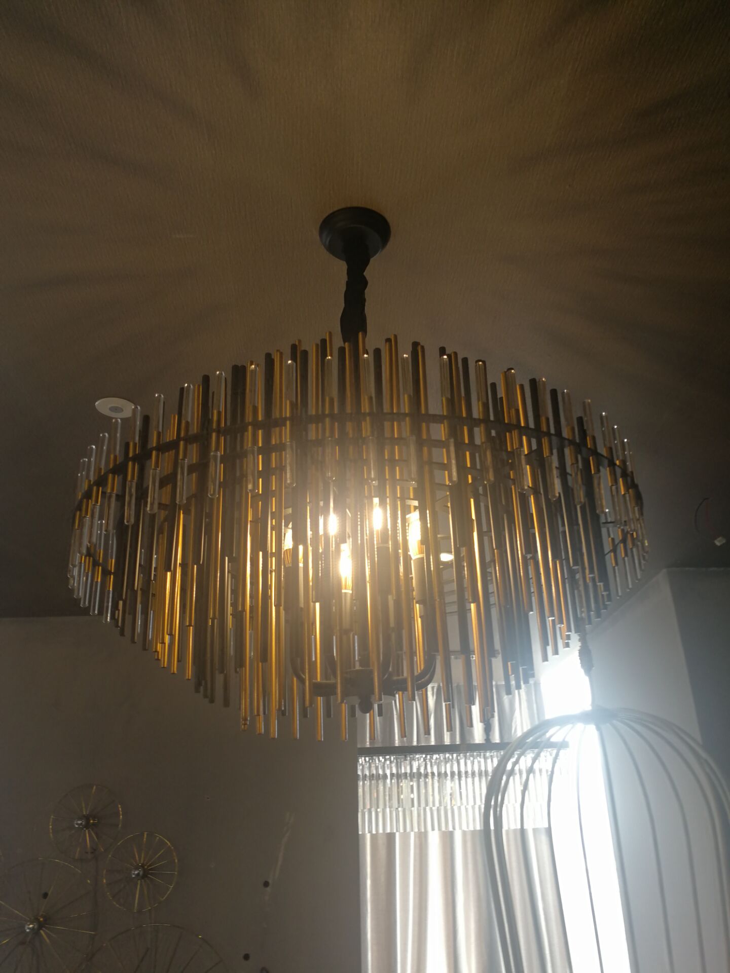 Hotel project Stainless steel chandelier Lighting (KAP6012)