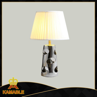 Modern Steel Ceramic Fabric Bedside Table Lamp (KADXT-011747)